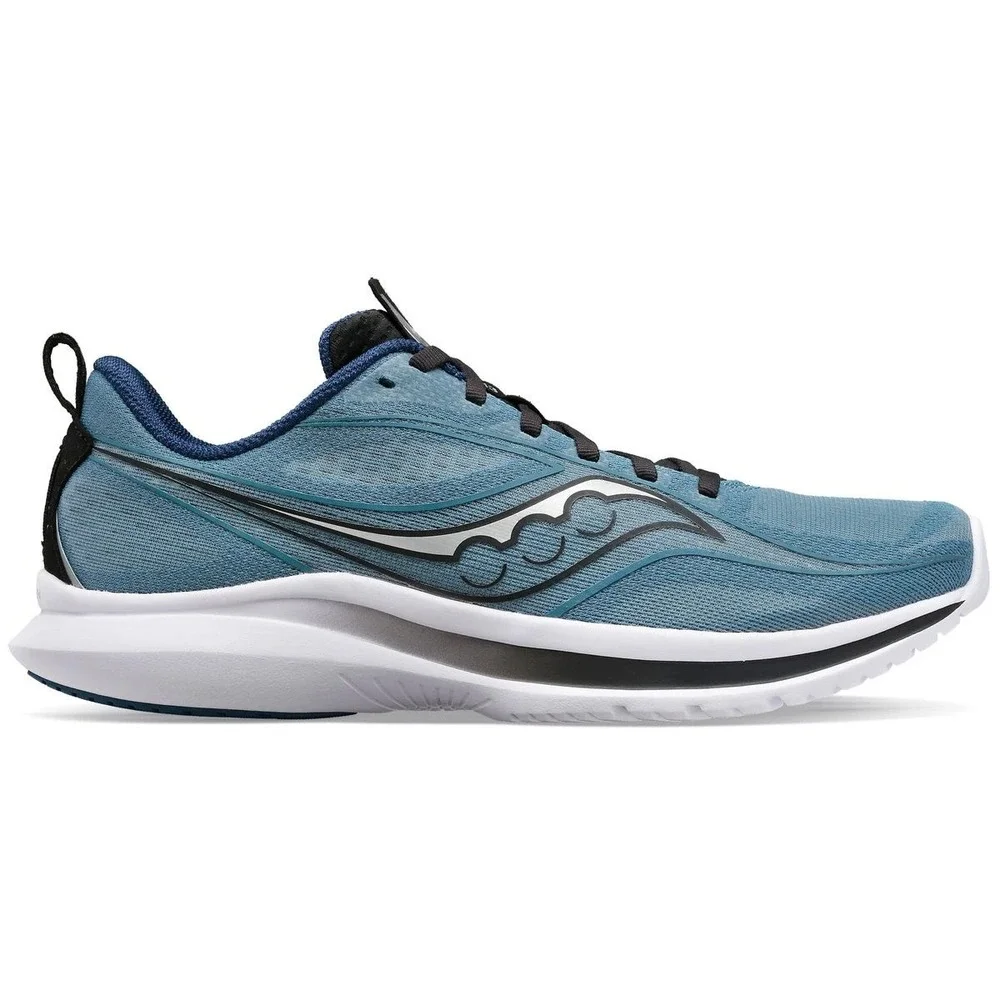 Men's Size 8.5 -Saucony Kinvara 13 Mist/Black Blue Running Shoes Sneakers NEW